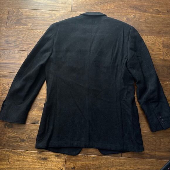 Ermenegildo Zegna cashmere sport coat jacket collar button front large - Picture 2 of 15